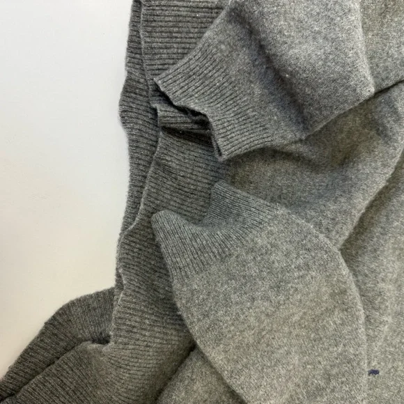 Polo Ralph Lauren Gray Lambswool Sweater XL V-Neck Classic Fit - Picture 11 of 12